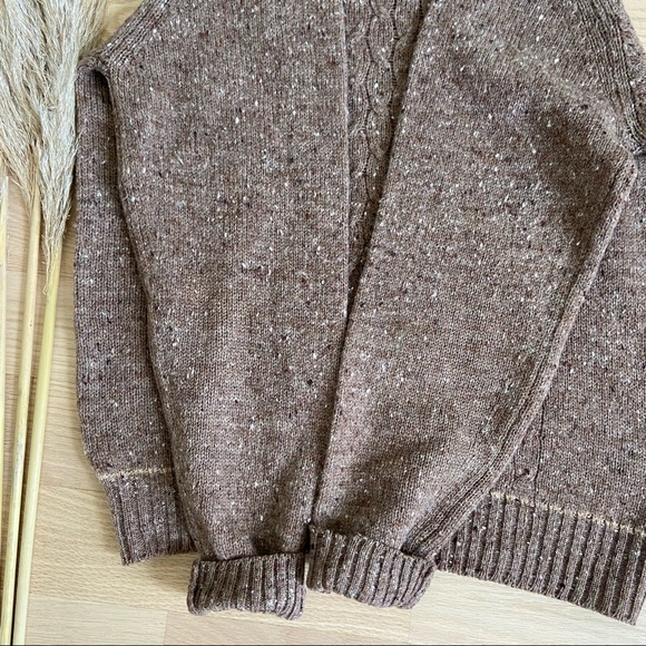 Vintage English Brown Wool Sweater - Picture 4 of 9